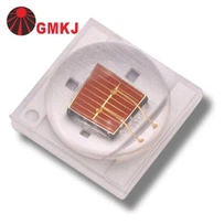 1w 3W vatų raudonas 660nm LED lustas SMD 3535 paketo kupolas objektyvas