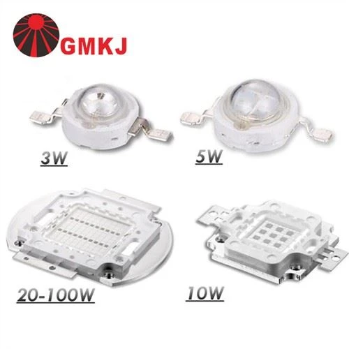 3w 660nm didelės galios LED lustas augalų augimo šviesai